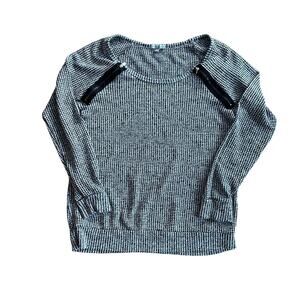 Charlotte Russe Whimsygoth Grunge Top with Zipper Accents